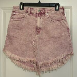 Free People Bailey Denim Mini Skirt